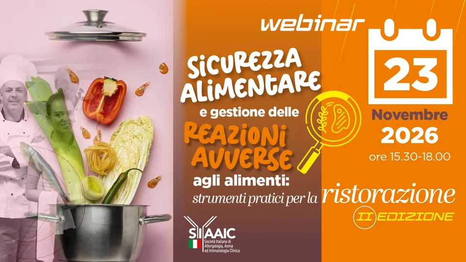 FIPE, webinar su sicurezza alimentare e gestione delle reazioni avverse agli alimenti