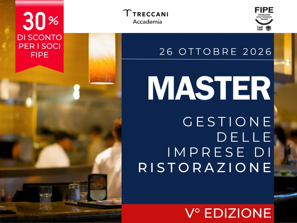 Master Treccani-FIPE sulla gestione dei ristoranti: al via la quinta edizione